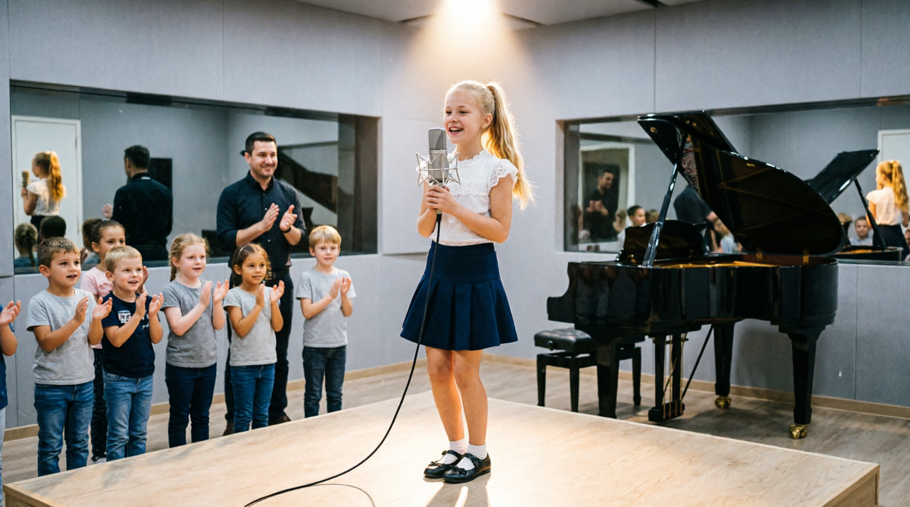 детское выступление по вокалу