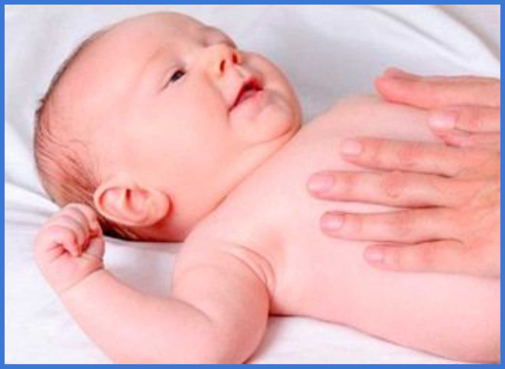 Массаж животика при коликах у новорождённого: как делать, техника