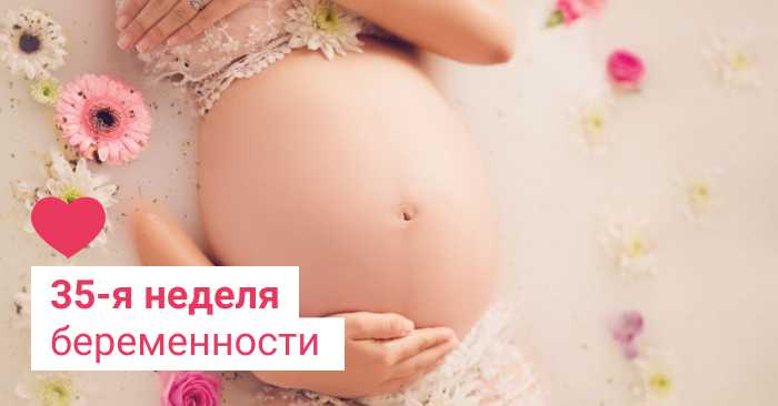35 неделя беременности: как чувствует себя мама и малыш