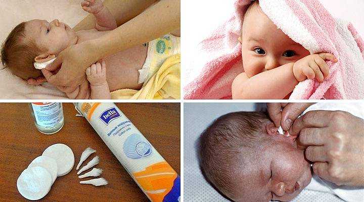 Как чистить ушки новорожденному