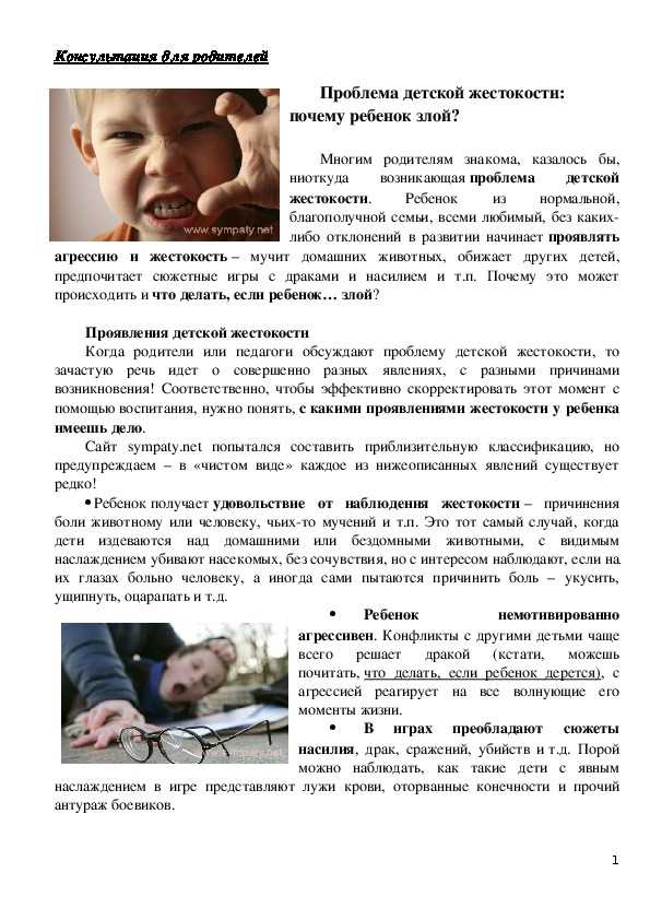 Детская жестокость: причины и способы избавления • фаза роста