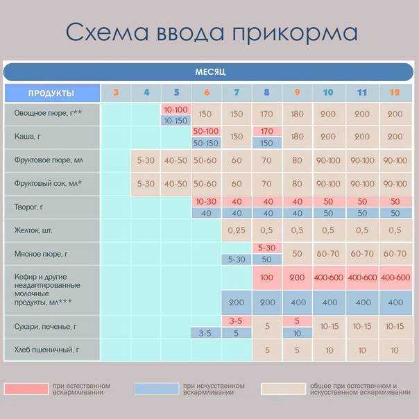 Схема введения смеси при грудном вскармливании