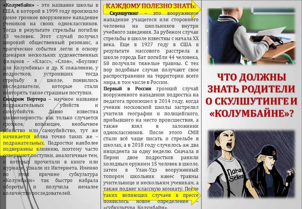 Актовый зал, ак достал. краткая история «колумбайнов» в россии