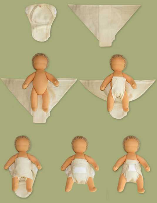 Марлевые подгузники для новорожденных, как их одевать, размеры и отзывы
