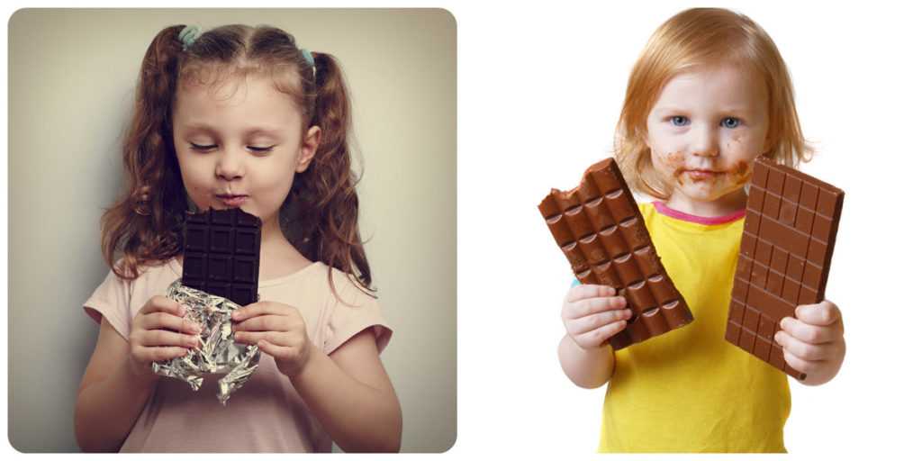 Узнайте когда можно давать ребенку шоколад - водоворот полезностей