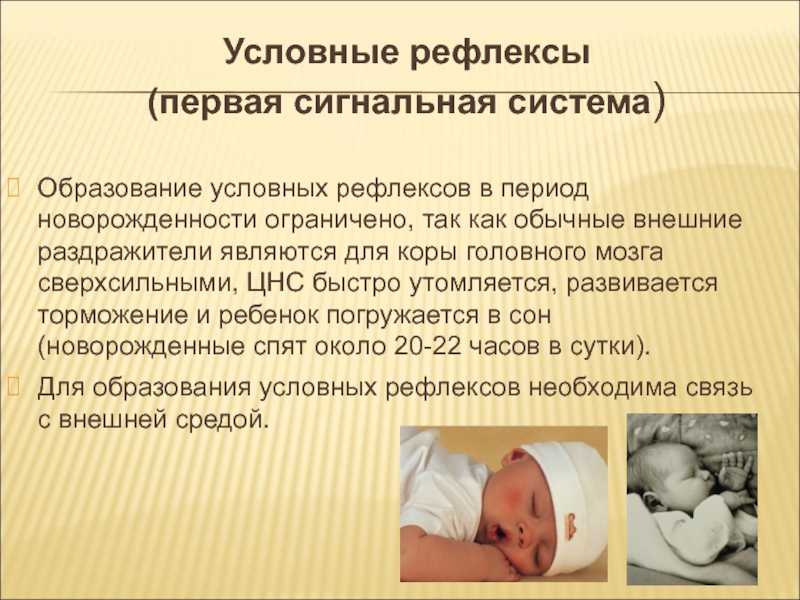 Врожденные рефлексы новорожденных: перечень, возможные нарушения