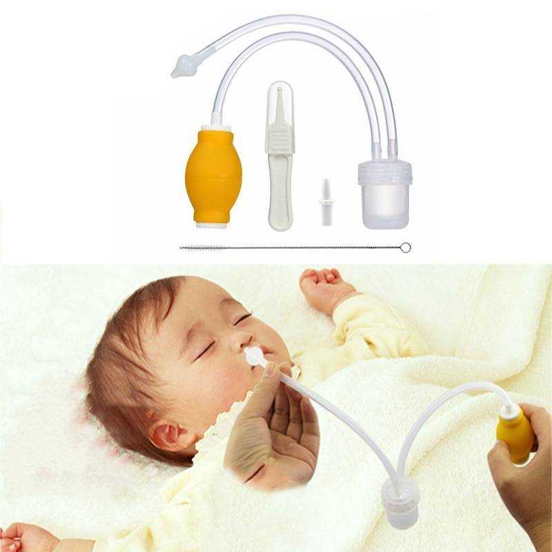 Как почистить носик новорожденному ребенку