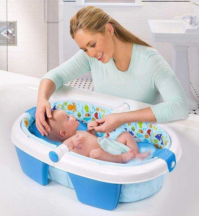 Ванночка для новорожденного | уроки для мам