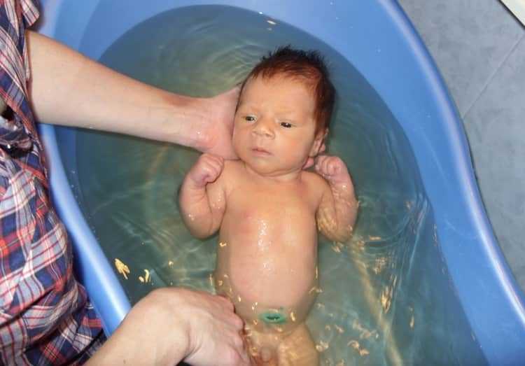 Купание новорожденного, первое купание новорожденного ребенка: температура, средства для купания новорожденных