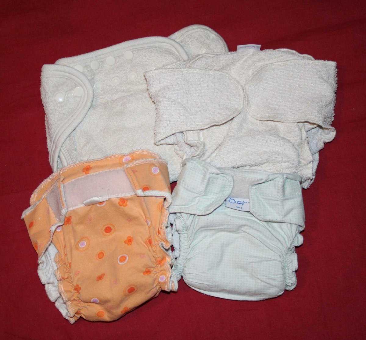 Марлевые подгузники: как их сделать и надеть на малыша?
