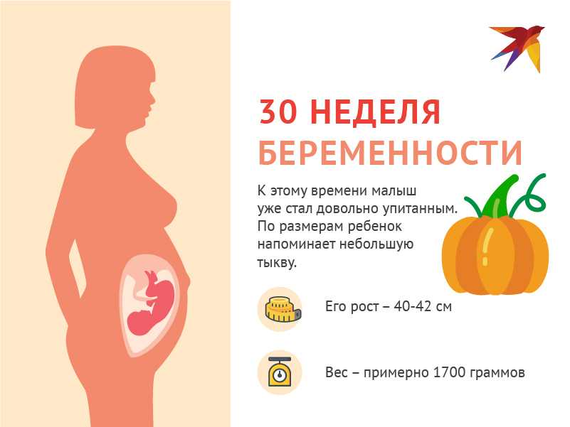 30 неделя беременности: что происходит ощущения развитие плода